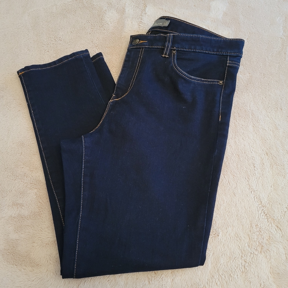 LL Bean Signature Flex High Waisted Ankle Jeans